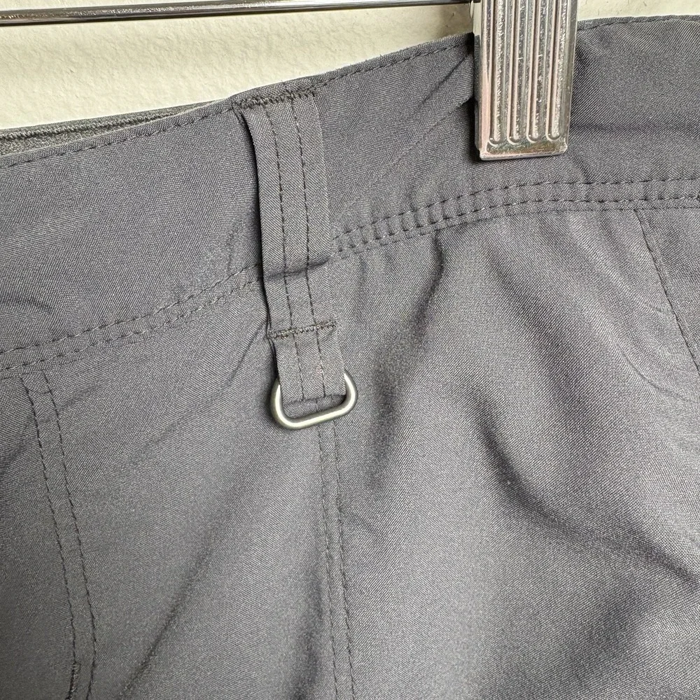 REI Women 6 Grey Skort Gorpcore Hiking Stretch Nylon
